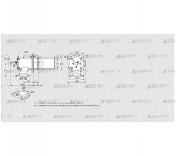 ZIC 165HB-300/335-(18)D (84246548) Газовая горелка Kromschroder