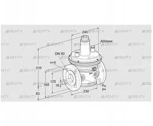 VAR 50F05-1Z (86054044) Стабилизатор давления Kromschroder