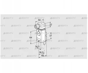 DG 17VC4-6WG (84448062) Датчик-реле давления газа Kromschroder