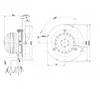 Центробежный вентилятор ebmpapst R2E150AN9101