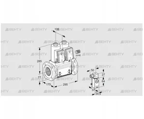 VCS665F05NNKR3B/4-P4/PPPP (88207932) Сдвоенный газовый клапан Kromschroder