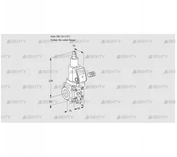 VAS115/-R/LQSR (88010621) Газовый клапан Kromschroder