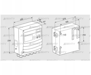 BCU460W3P1C0D0000K1E1-/LM400WF3O0E1- (88680280) Блок управления горением Kromschroder