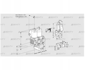 VCD2E40R/40R05FND-25QL/ZSPP/3-PP (88105103) Регулятор давления Kromschroder