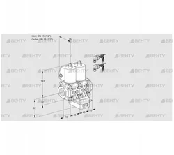 VCG1E15R/15R05NGEKL6/MMMM/PPPP (88104216) Клапан с регулятором соотношения Kromschroder