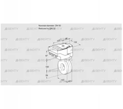 IBA50/32Z05/20-15W3E (88301583) Дроссельная заслонка Kromschroder