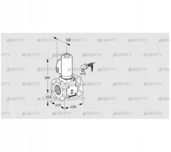 VAS8100F05NWGLB/PP/PP (88204983) Газовый клапан Kromschroder