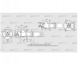 BIC 100HML-300/335-(79)E (84033149) Газовая горелка Kromschroder