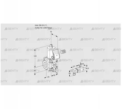 VAS125/-R/NW (88000877) Газовый клапан Kromschroder