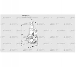 VAS1T15N/LWSR (88019566) Газовый клапан Kromschroder