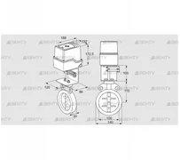 IDR100Z03D100AU/50-30W20E (88303560) Дроссельная заслонка Kromschroder