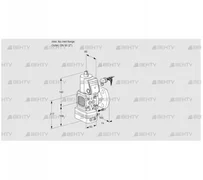 VAH3-/50F/NWAE (88024229) Клапан с регулятором расхода Kromschroder