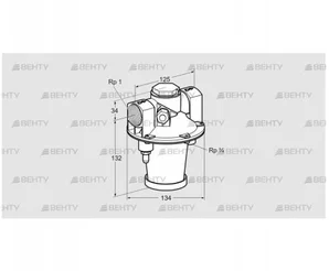 GIK 25R02-5LB (03155138) Регулятор соотношения газ/воздух Kromschroder