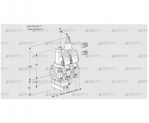 VCD1E25R/25R05D-25LQSR3/PPPP/PPPP (88100408) Регулятор давления Kromschroder