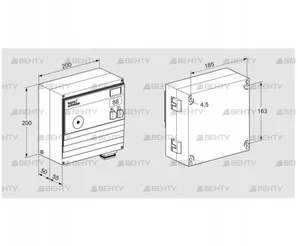 BCU465T-3/1LR8-D2OB1/1 (88614756) Блок управления горением Kromschroder