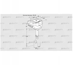 IBH80Z01A/20-07Q2T (88303477) Дроссельная заслонка Kromschroder