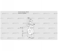 BVA80/50Z05H (88300841) Дроссельная заслонка Kromschroder