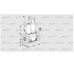 VCS780F05NLWGL3B/MMMM/MMMM (88203355) Сдвоенный газовый клапан Kromschroder