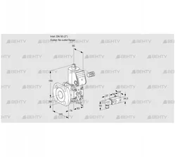 VAS350/-F/NW (88028525) Газовый клапан Kromschroder