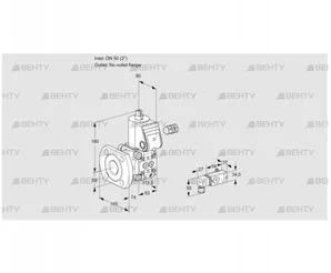 VAS350/-F/NW (88028525) Газовый клапан Kromschroder