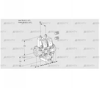 VCG2E40R/40R05NGEVQR3/PPPP/PPPP (88107133) Клапан с регулятором соотношения Kromschroder