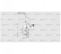 VAS240/-R/NWSR (88019386) Газовый клапан Kromschroder