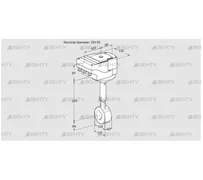 IBHS65W01A/40A3DR10 (88303705) Дроссельная заслонка Kromschroder