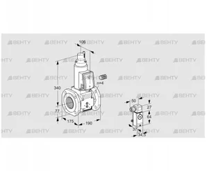 VAS665F05LW3E/P3/PP (88203416) Газовый клапан Kromschroder