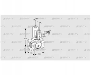 VAS665F05NWGRB/PP/PP (88204041) Газовый клапан Kromschroder