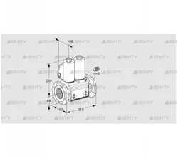 VCS780F05NNWL3B/PPPP/PPPP (88203624) Сдвоенный газовый клапан Kromschroder