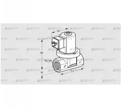 VGP 10R02W5 (85293105) Запорный газовый клапан Kromschroder