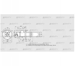 BIC 100RD-150/185-(39A)E (84099666) Газовая горелка Kromschroder