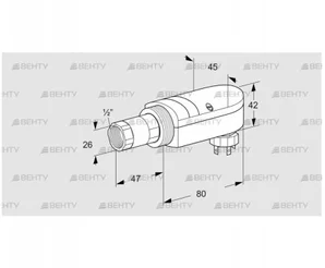 UVS 10L0P2 (84315210) УФ датчик пламени Kromschroder