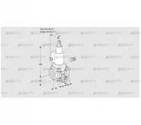 VAS350R/LWSL (88004440) Газовый клапан Kromschroder