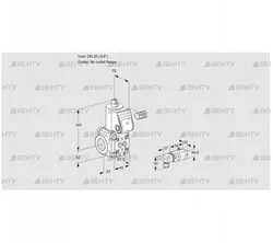 VAS120/-R/NQ (88026050) Газовый клапан Kromschroder