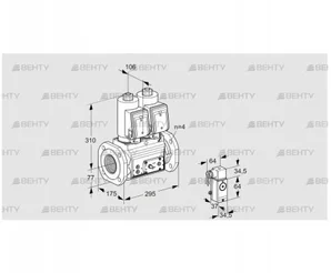 VCS6T65A05NNQSRE/2-M3/PPPP (88207402) Сдвоенный газовый клапан Kromschroder