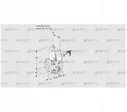 VAS115R/NW (88007158) Газовый клапан Kromschroder