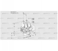 VCH2E25R/40F05FNHEVWR3/PPPP/PPPP (88102509) Клапан с регулятором расхода Kromschroder