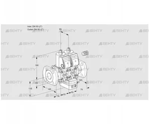 VCG3E50F/50F05NGEWR/PPPP/PPPP (88104927) Клапан с регулятором соотношения Kromschroder