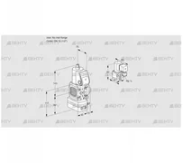 VAD1-/15R/NW-100B (88006476) Газовый клапан с регулятором давления Kromschroder