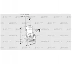 VAS240R/NQGL (88017444) Газовый клапан Kromschroder