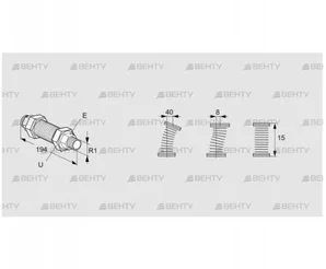 EKO 25RA (03262045) Газовый компенсатор Kromschroder