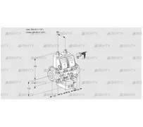 VCG2E40R/40R05NGEVWR/PPMM/PPPP (88104201) Клапан с регулятором соотношения Kromschroder