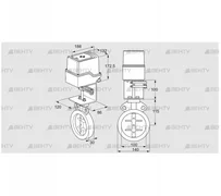 IDR100Z03D350AU/50-30H20E (88302932) Дроссельная заслонка Kromschroder