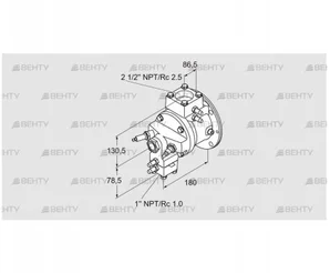 TJ28.0075-A1DHSCNF5D9FSB0 (85401153) Газовая горелка Kromschroder