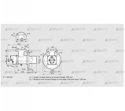 BIO 125KB-350/335-(20)E (84023049) Газовая горелка Kromschroder