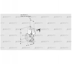 VAS125/-R/NW (88012705) Газовый клапан Kromschroder