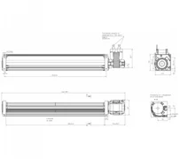 Тангенциальный вентилятор ebmpapst QL3/3000A2-2118LH-455ca