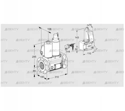 VCS780F05NLKLE/PPZ-/PPPP (88207630) Сдвоенный газовый клапан Kromschroder