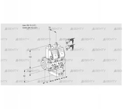 VCG1E15R/15R05NGEWR6/MMMM/PPPP (88104401) Клапан с регулятором соотношения Kromschroder